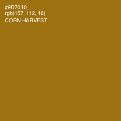 #9D7010 - Corn Harvest Color Image